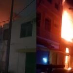 Incêndio atinge antigo Cine Glória e imóveis vizinhos no centro do Recife; bombeiros controlam as chamas