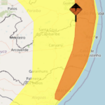 Inmet emite alertas de chuva forte para Grande Recife, Zona da Mata e Agreste