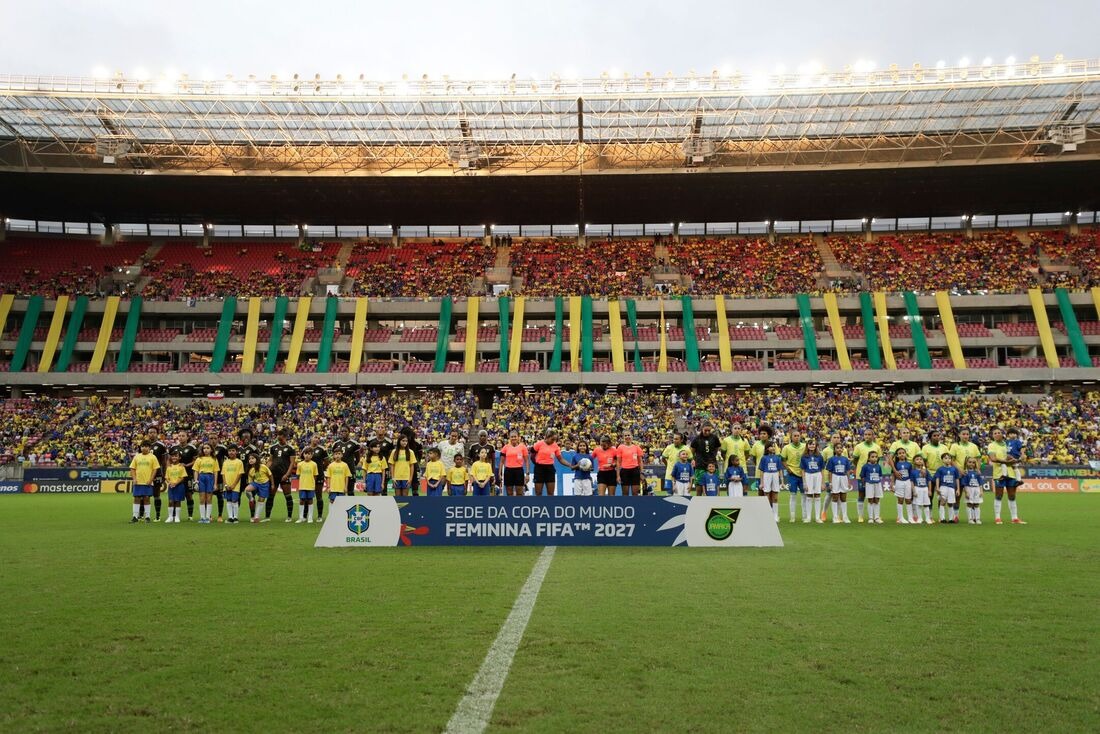 Brasil encara Argentina na Arena de Pernambuco em teste fundamental para a Copa de 2027